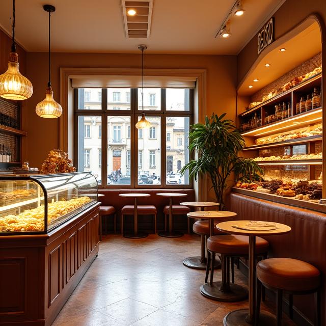 Interno accogliente del negozio Becco Dolce a Firenze.